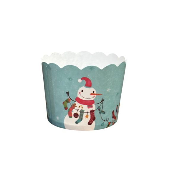 Christmas Festival Special Paper Bake And Serve Cupcake & Muffin Liners Baking Mold (Pack Of 50 Pcs) - Image 9