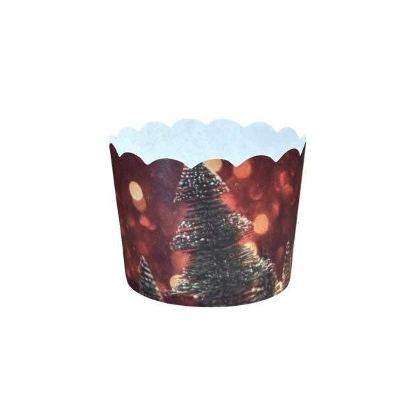 Christmas Festival Special Paper Bake And Serve Cupcake & Muffin Liners Baking Mold (Pack Of 50 Pcs) - Image 8