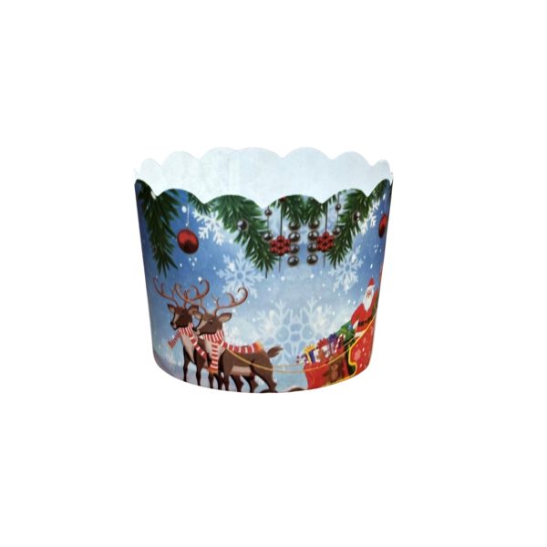 Christmas Festival Special Paper Bake And Serve Cupcake & Muffin Liners Baking Mold (Pack Of 50 Pcs) - Image 5