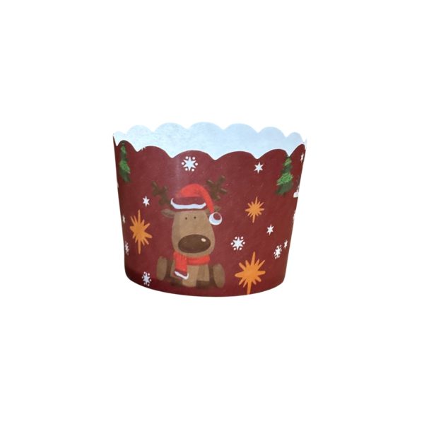 Christmas Festival Special Paper Bake And Serve Cupcake & Muffin Liners Baking Mold (Pack Of 50 Pcs) - Image 3