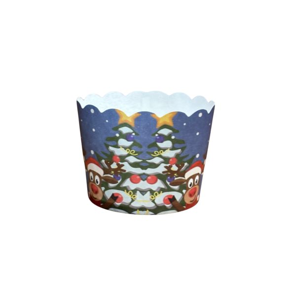 Christmas Festival Special Paper Bake And Serve Cupcake & Muffin Liners Baking Mold (Pack Of 50 Pcs) - Image 4