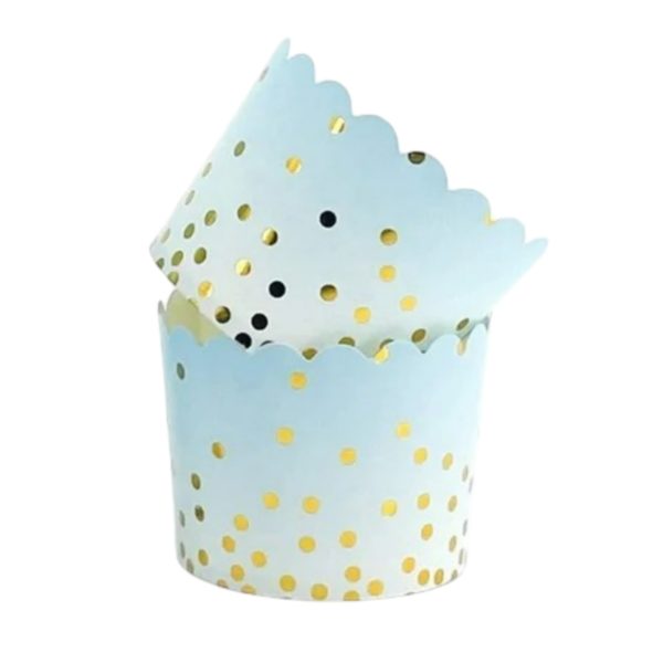 Golden Foil Print Bake And Serve Cupcake Muffin Liners Mold (Pack Of 50 Pcs) - Image 6