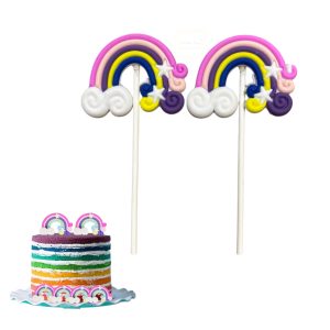 mini-silicone-rainbow-cake-topper-cake-decoration-1-pack-of-2-pcs