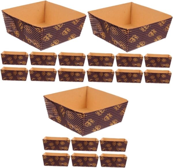 brown-floral-design-brownie-bake-and-serve-mold-pack-10-pcs