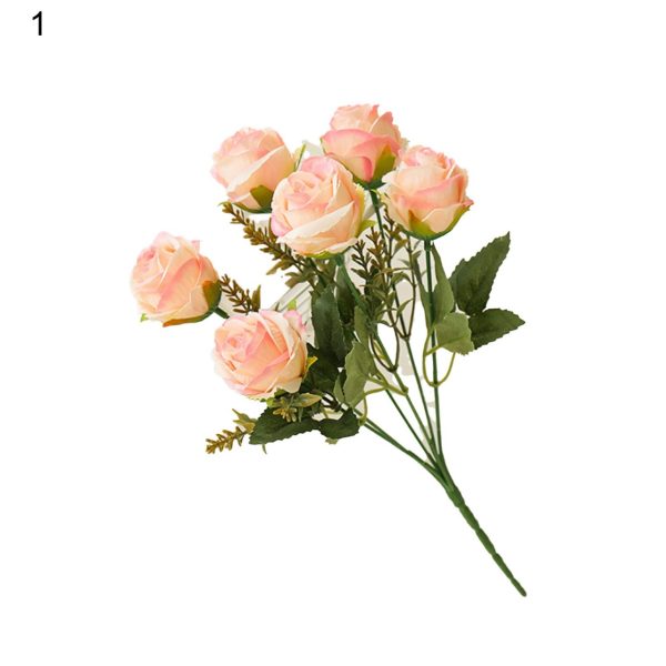 Rose Artificial Flower Bunch For Cake Decoration - (1 Bunch) - Image 4