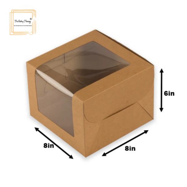 brown-kraft-bento-cake-box-with-full-l-shape-window-pack-of-10-pcs
