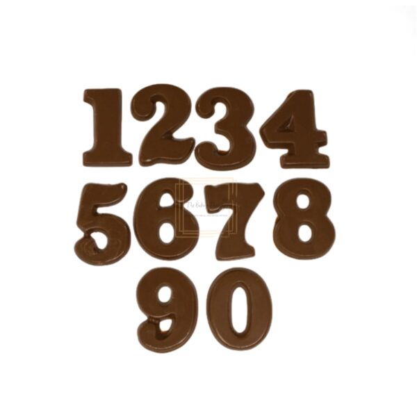 0 to 9 Number Chocolate PVC Mold - Image 3