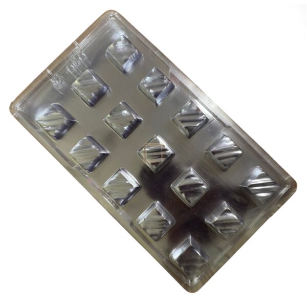 1.1 Cm Thickness Square Chocolate PVC Mold - Image 2