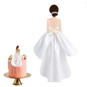 woman-back-silk-gauze-white-skirt-wedding-cake-topper