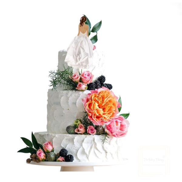 woman-back-silk-gauze-white-skirt-wedding-cake-topper