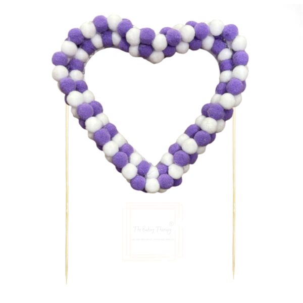 purple-and-white-heart-pom-pom-cake-topper