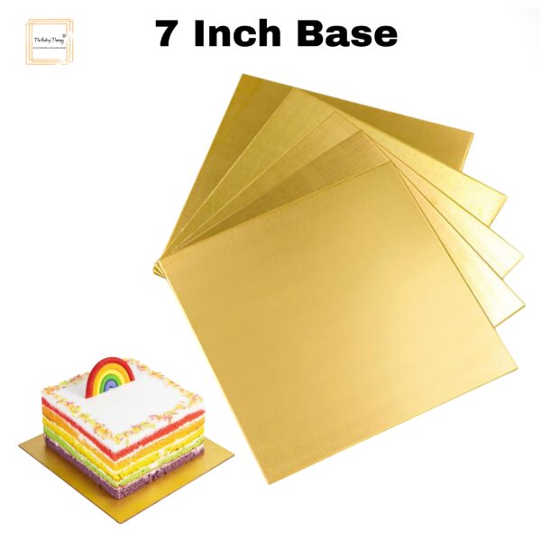 7-inch-mdf-square-cake-base-board-plate-pack-of-10-pcs-golden