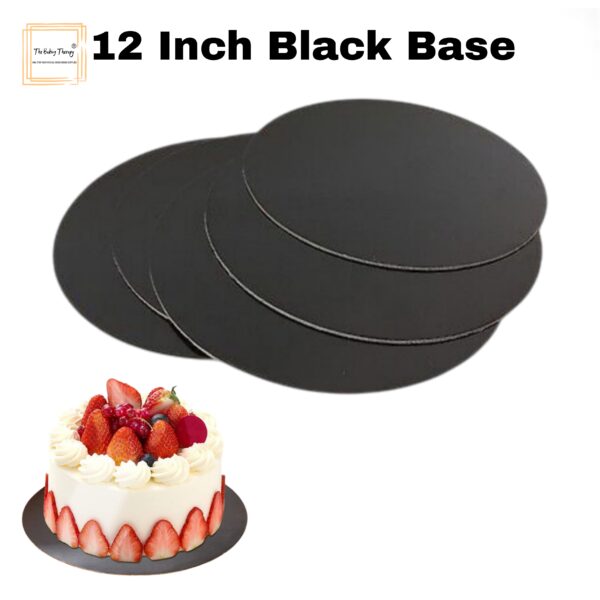 12-inch-mdf-round-cake-base-board-plate-pack-of-10-pcs-black