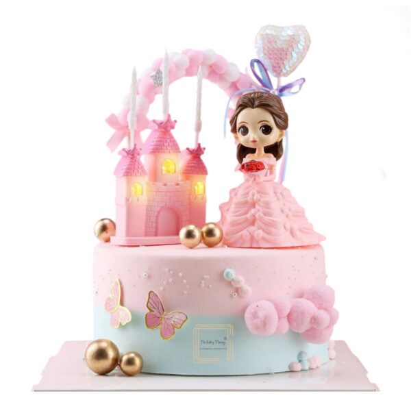 pink-princess-bella-doll-toys-for-cake-topper
