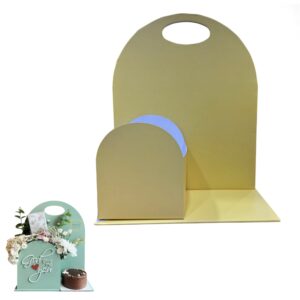 yellow-foldable-cake-and-flower-hamper