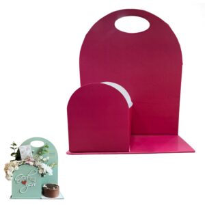 red-foldable-cake-and-flower-hamper