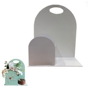 white-foldable-cake-and-flower-hamper