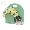 Purple Foldable Cake And Flower Hamper - Image 4