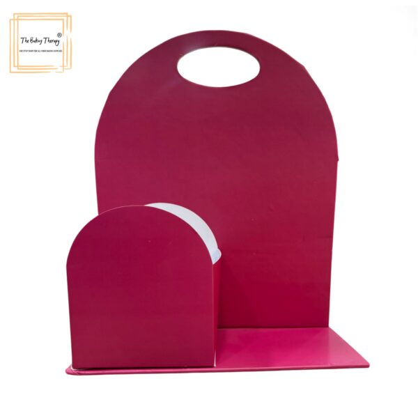 red-foldable-cake-and-flower-hamper