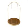 u-shape-arch-with-hanging-swing-round-base-cake-stand
