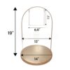 u-shape-arch-with-hanging-swing-round-base-cake-stand