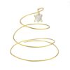 Metal Golden Swirl Star Cake Stand - Image 3