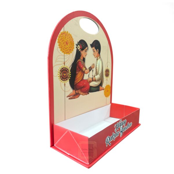 Happy Raksha Bandhan Foldable Hamper Stand #8