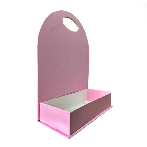 Pink Foldable Hamper Stand - Image 3