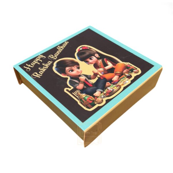 Happy Raksha Bandhan Hamper Box - ( Design 07) - Image 3