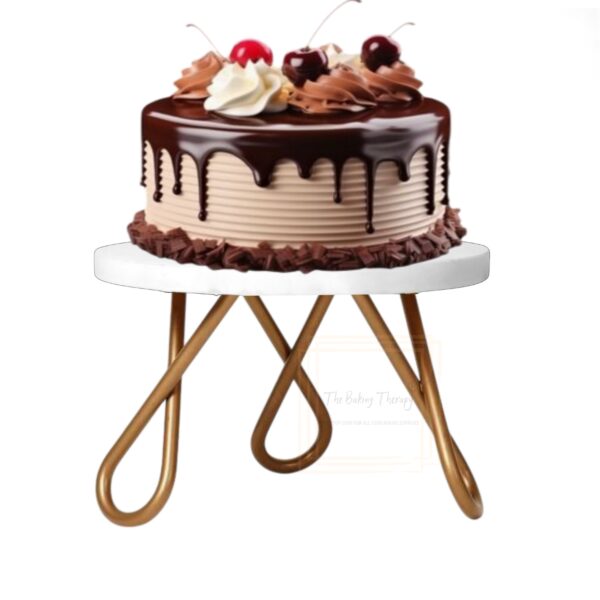 white-top-golden-knot-round-metal-cake-stand-10-inch
