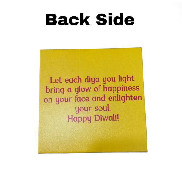 4 Cavity Diwali Sliding Chocolate Box Without Cavity - Design 03 ( 5 Pcs Pack ) - Image 2