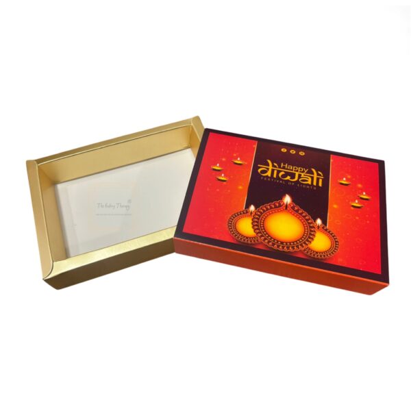 6 Cavity Diwali Sliding Chocolate Box Without Cavity - Design 06 ( 5 Pcs Pack ) - Image 4