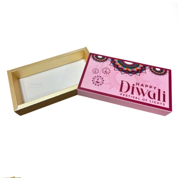 8 Cavity Diwali Sliding Chocolate Packing Box Without Cavity - Design 07 ( 5 Pcs Pack ) - Image 3