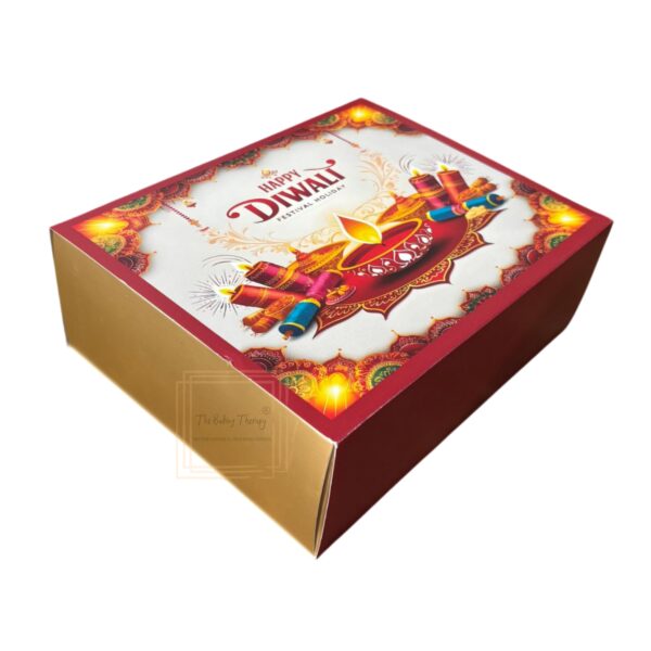 Diwali Gift Packaging Hamper Box ( 7x9x3 ) Design 03 - Image 3